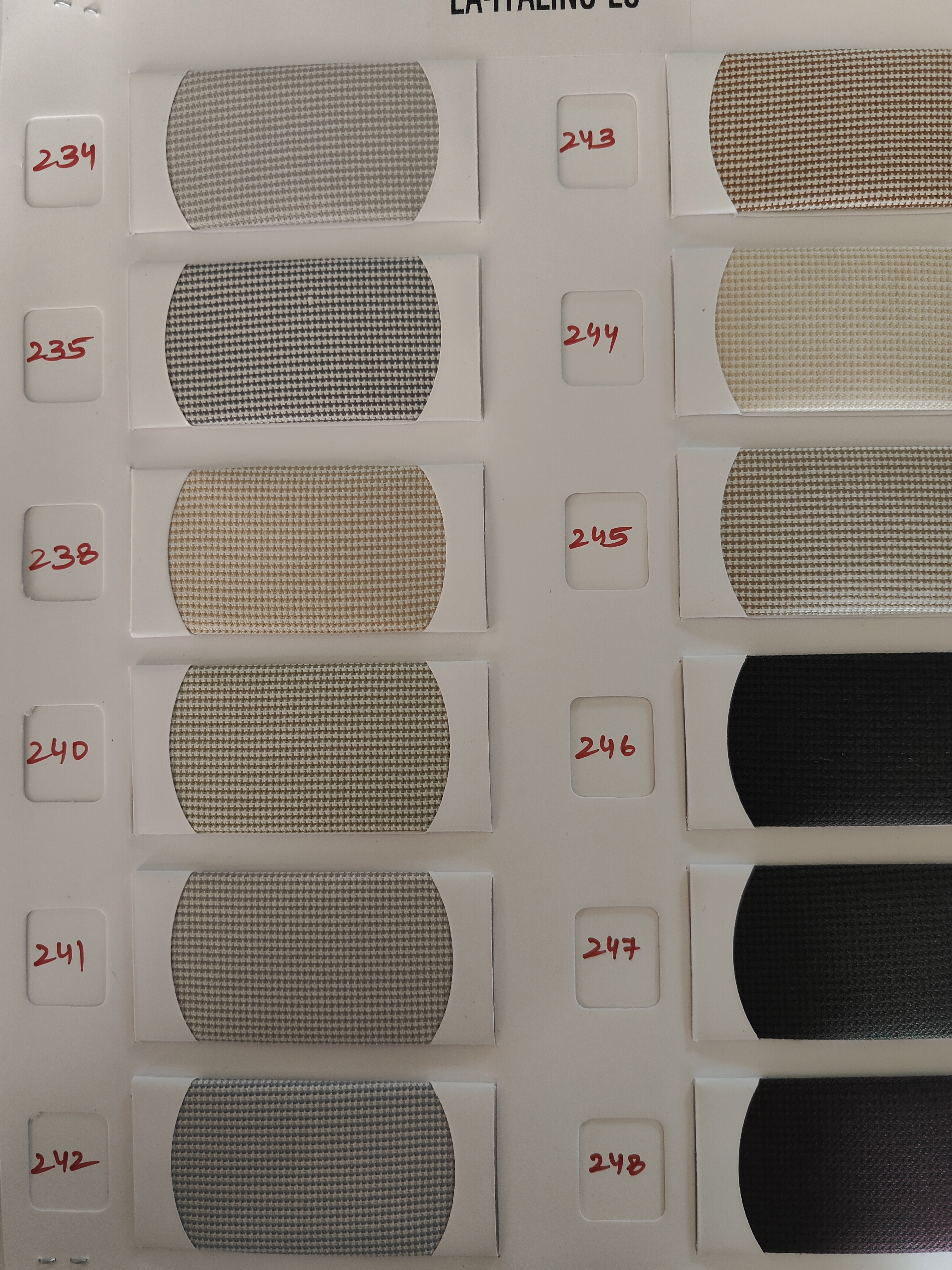 La Itilano Shade2 Fabric